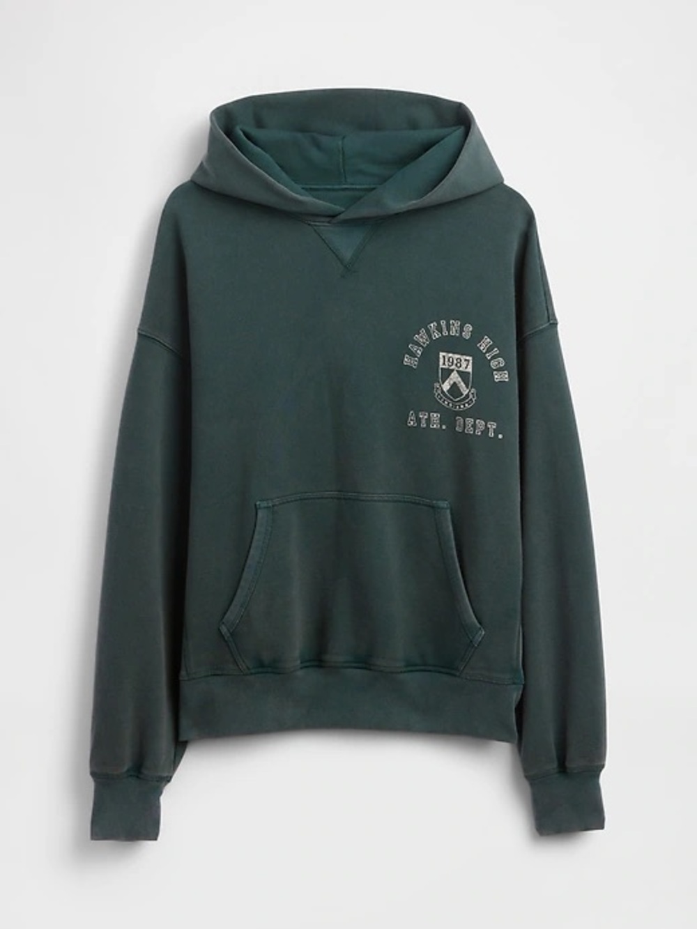 GAP x Stranger Things Forest Green Hooded Sweatshirt